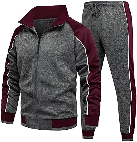 men's casual athletic tracksuit long sleeve sweatsuit set full zip men's casual athletic tracksuit long sleeve sweatsuit set full zip