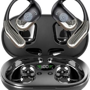 ai open ear headphones translation earbuds, real time 2 way language