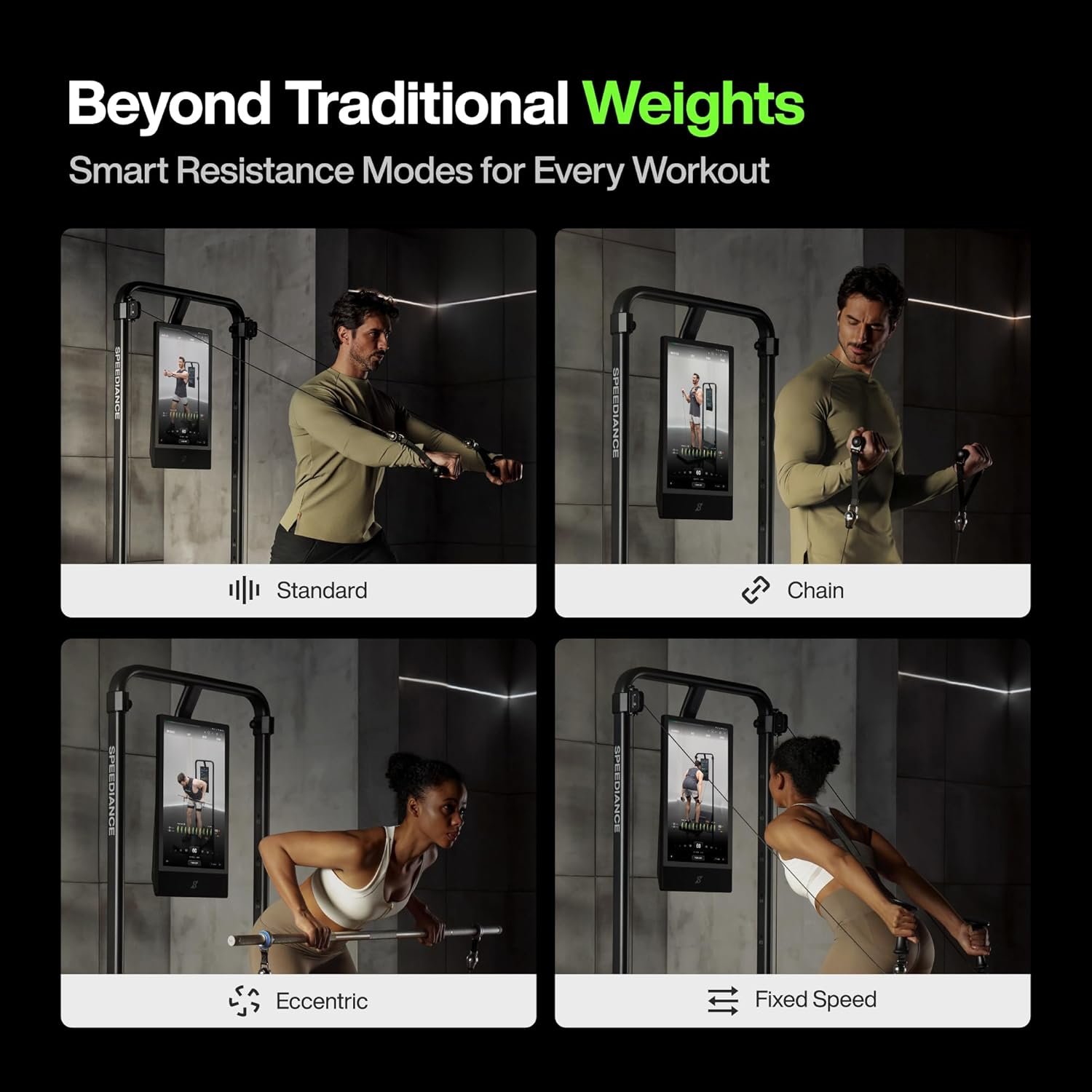 Home speediance smart home gym, multi functional gym machine for full body strength training, all in one gym