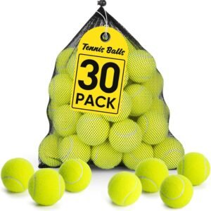 treeroot 16/30/40/60 pcs tennis balls, high elasticity tennis balls bulk,